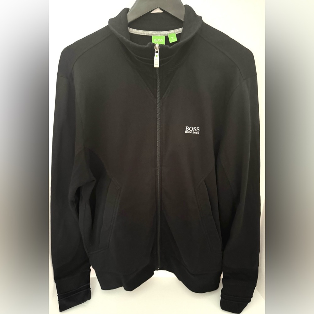 Hugo Boss Men's Zip-Up Black Lightweight Jacket. Gently Worn. Perfect Condition!